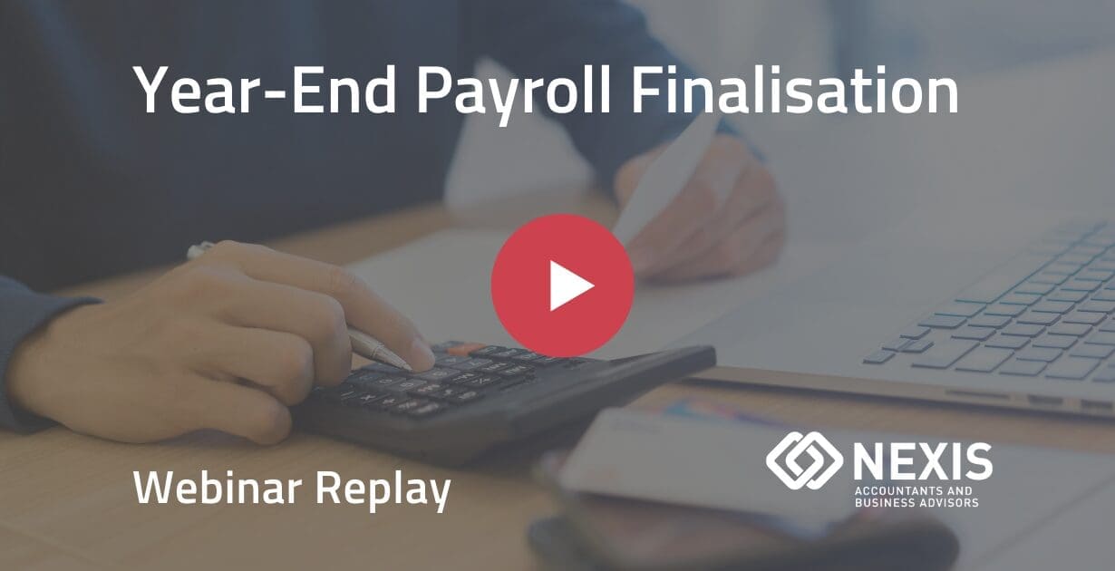 Year-End Payroll Finalisation Webinar